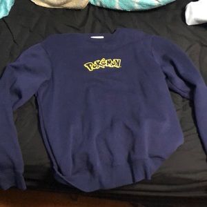 Large navy Pokémon sweater